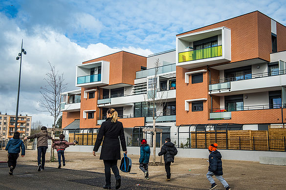 Le quartier de la Grapinnière à Vaulx-en-Velin
