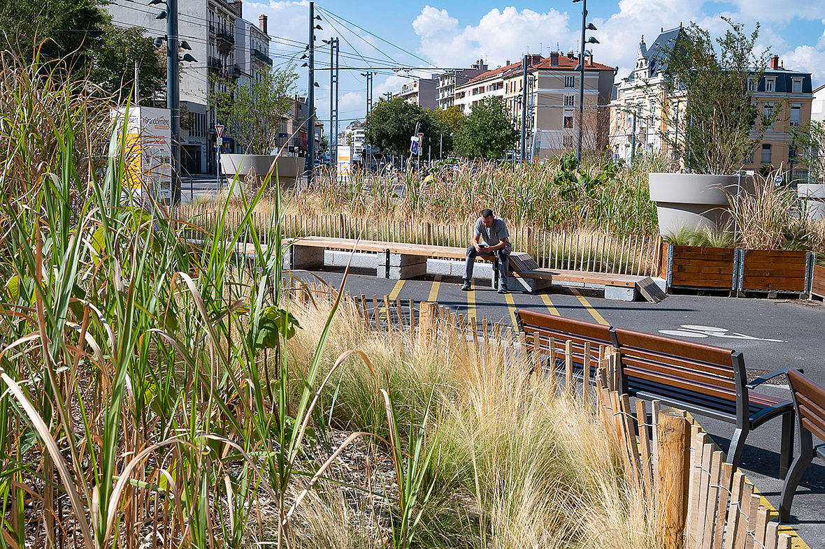L'oasis de verdure de la place Grandclément