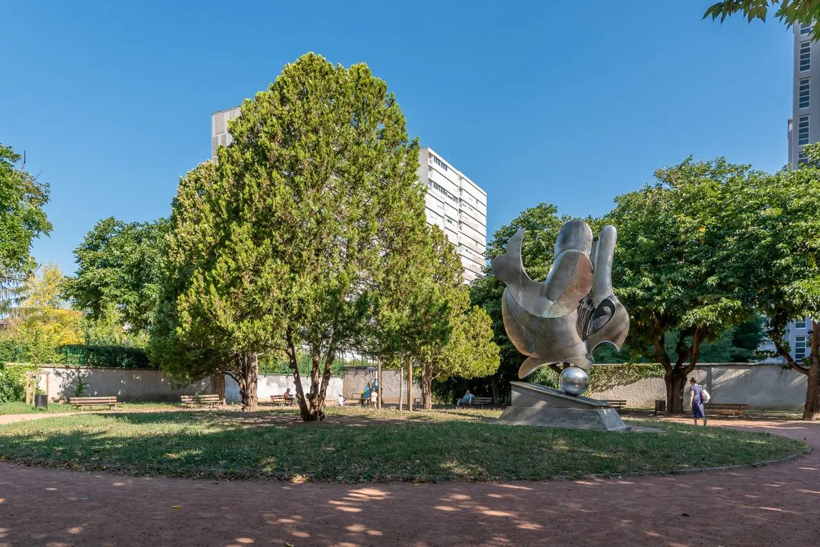 Une photo du square Lebossé