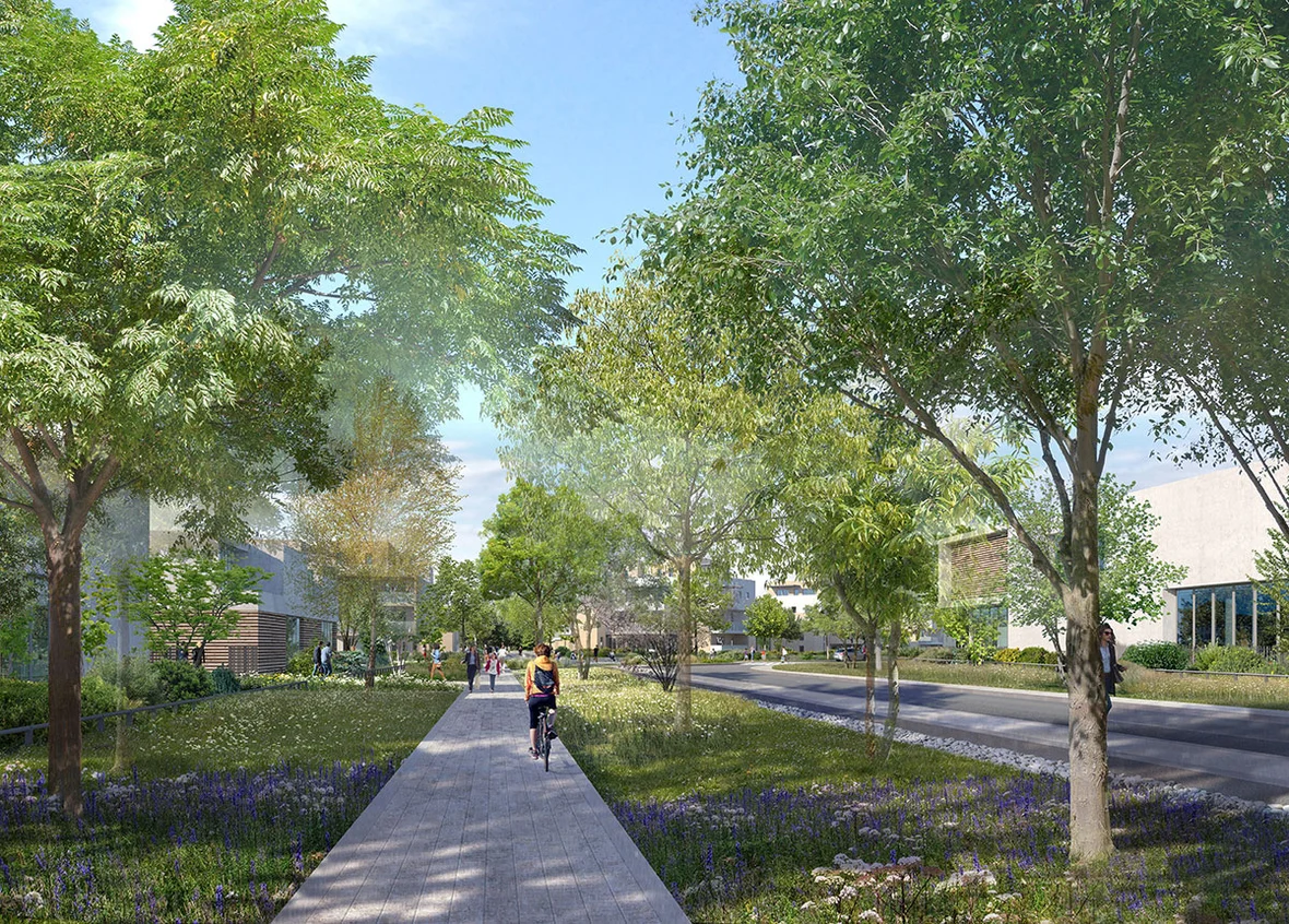 Image de perspective du quartier Ostérode