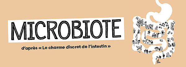 Affiche de l'exposition Microbiote