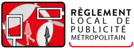 Logo du règlement local de publicité métropolitain