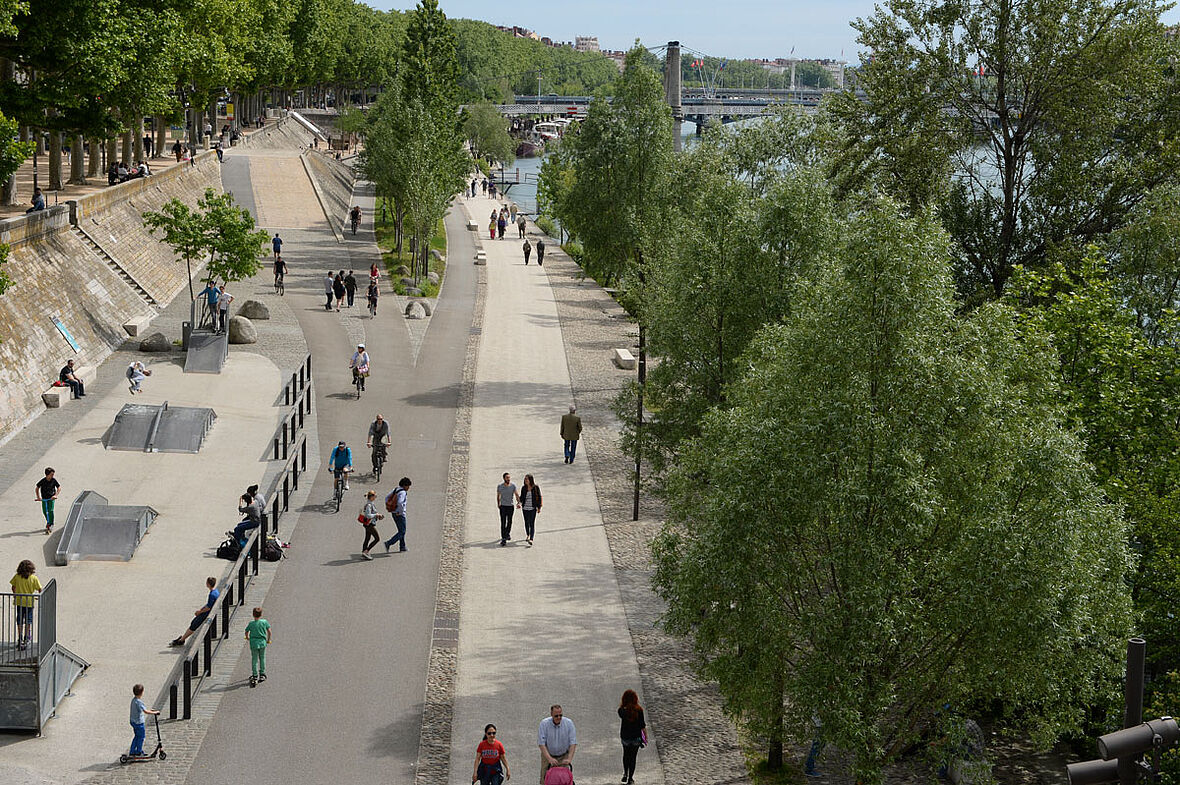 Une photo des Berges du Rhône