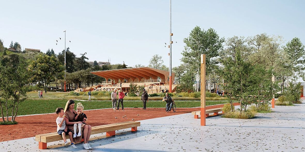 Une image du parc Carnot de demain
