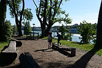 Le parc des berges du Rhône