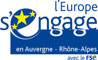 Logo L'Europe s'engage en Auvergne Rhône-Alpes - Fonds Social Européen