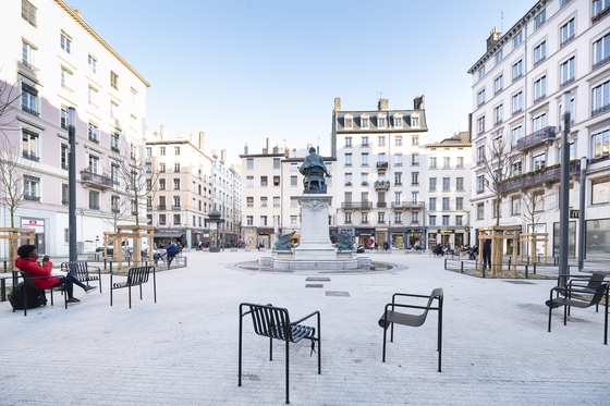 Lyon 2ème - Places et rues piétonnes rénovées
