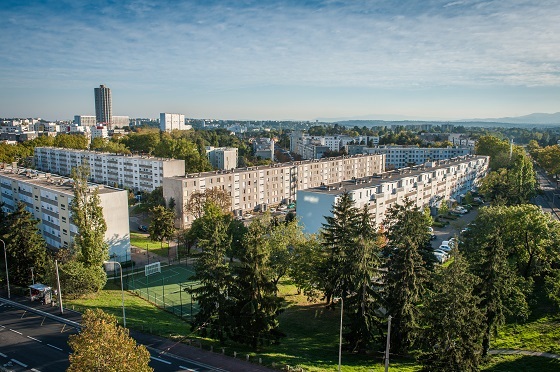 Le secteur de la Sauvegarde se situe au nord du quartier de La Duchère