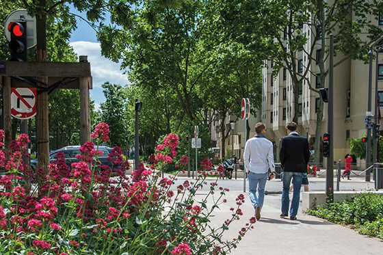 Lyon 3ème - Garibaldi - Espaces naturels, section rues Vauban-Bouchut
