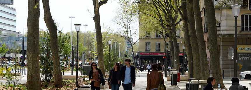 Le nouveau visage de le rue Garibaldi sur l'axe Vauban-Bouchut Le nouveau visage de le rue Garibaldi sur l'axe Vauban-Bouchut