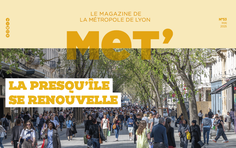 Une de xouverture du Met' n°53. Avec en titre : La Presqu'île se renouvelle