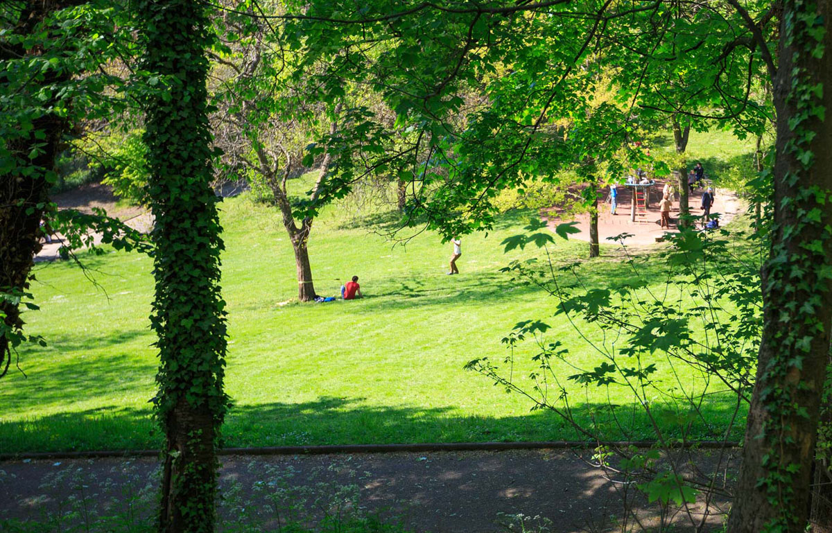 Le parc de la Cerisaie