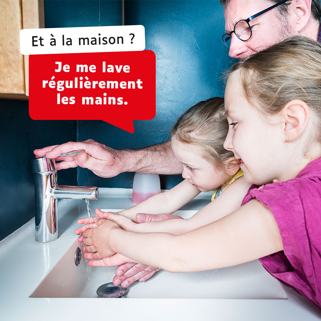 Le 1er geste barrière : je me lave les mains Le 1er geste barrière : je me lave les mains